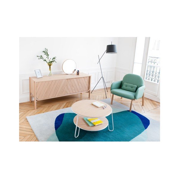 Zeleno-sivý koberec z čistej vlny HARTÔ Jane, 180 × 220 cm-image-3