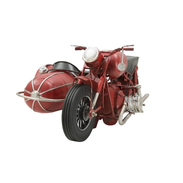Dekoratívna kovová motorka Mauro Ferretti Sidecar