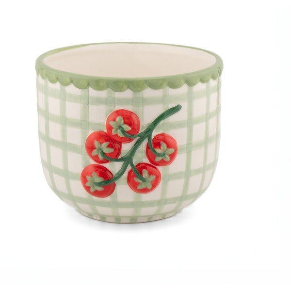Porcelánový ručne maľovaný obal na kvetináč ø 12 cm Tomato – Sass & Belle