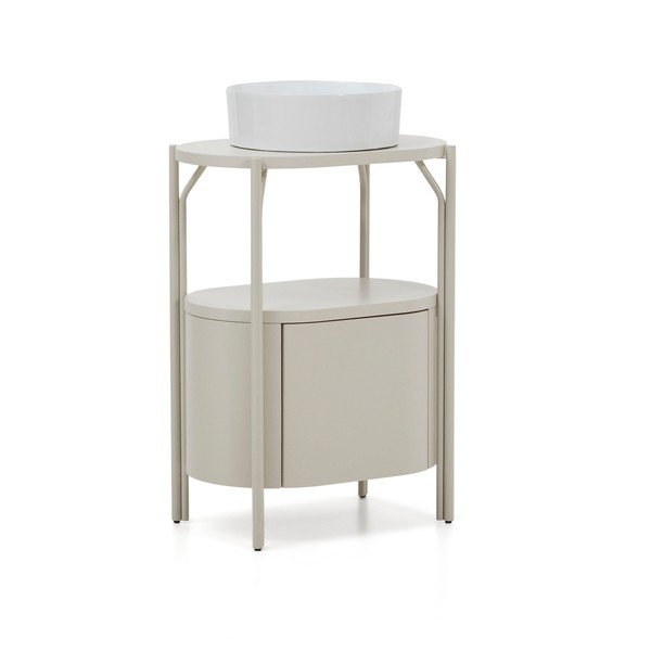 Biela skrinka pod umývadlo 60x81 cm Arely – Kave Home-image-4