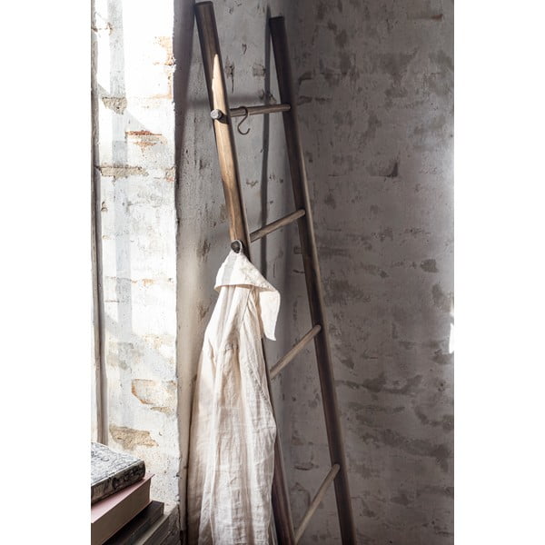 Hnedý drevený rebrík na uteráky Roots – Mette Ditmer Denmark-image-2