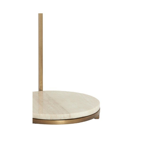 Okrúhly odkladací stolík s mramorovou doskou ø 26 cm Leda – Light & Living-image-4