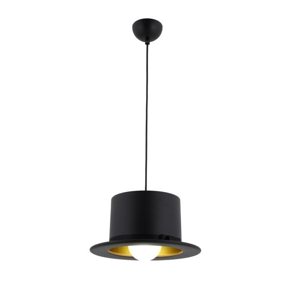 Čierne závesné svietidlo Avoni Lighting Chapeau Modern