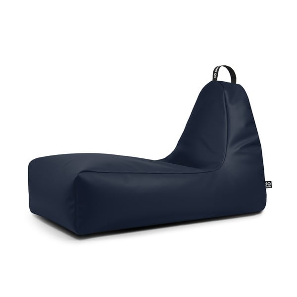 Tmavomodrý sedací vak z imitácie kože Chill XXL – So Soft?