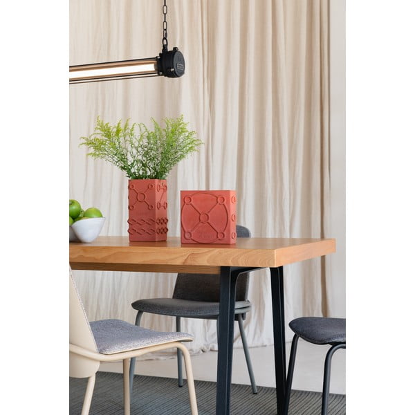 Oranžová váza z betónu Graphic – Zuiver-image-2