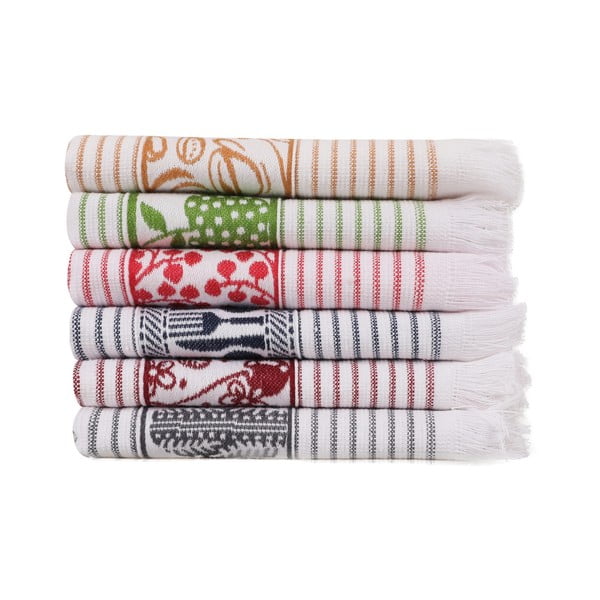 Bavlnené utierky v súprave 6 ks 40x60 cm Pecete – Foutastic-image-3
