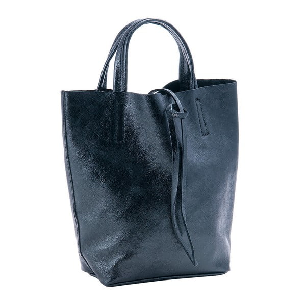 Čierna kabelka z pravej kože Andrea Cardone Kuliga