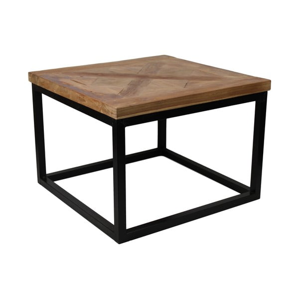Odkladací stolík z teakového dreva HSM Collection Mozaik, 55 x 55 cm