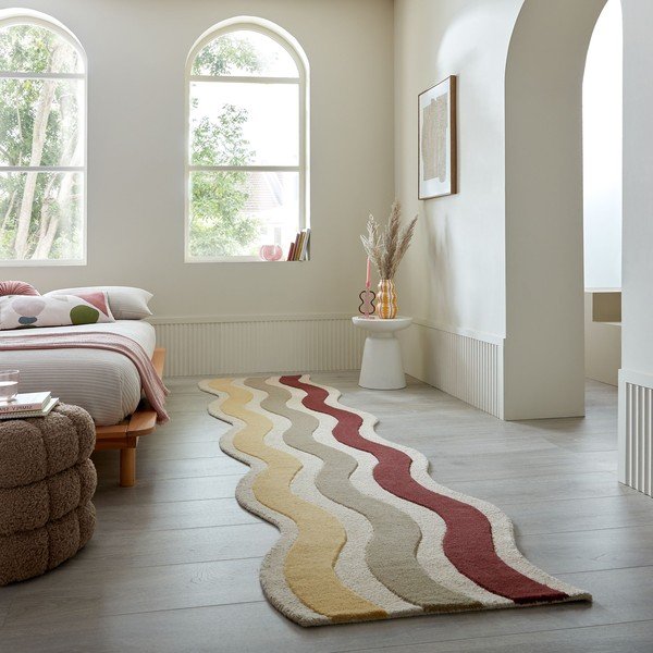 Ručne tkaný vlnený behúň 80x300 cm Cascade Wool – Flair Rugs-image-1