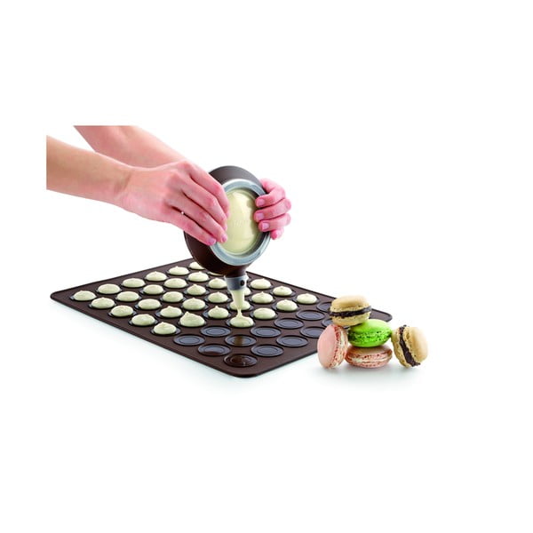Silikónová súprava na prípravu makroniek 18x31 cm – Lékué