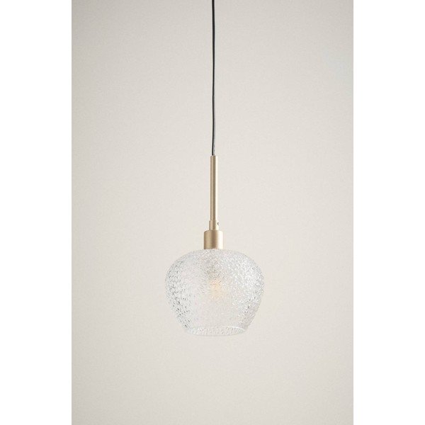 Sklenené závesné svietidlo v zlatej farbe ø 15 cm Frost – Jotex-image-1