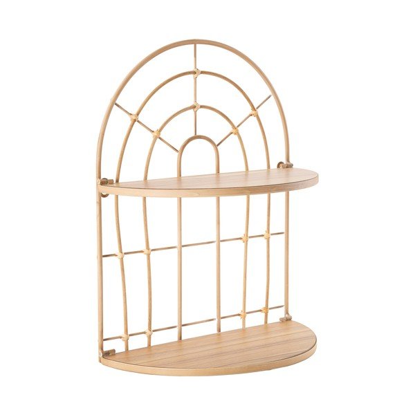 Poschodová kovová polica v prírodnej farbe Arch - Mauro Ferretti-image-2