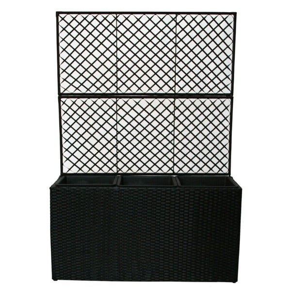 Čierny záhradný kvetináč Bonami Essentials Wall-image-1