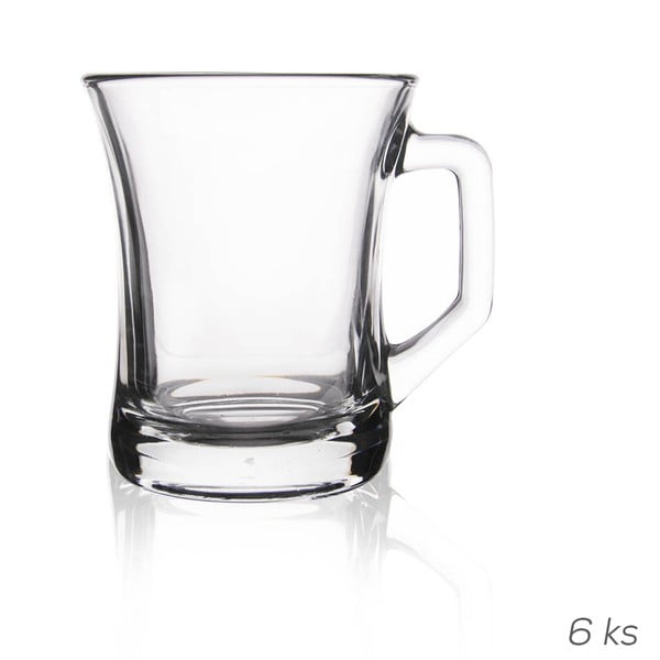 Sklenené hrnčeky v súprave 6 ks 225 ml Zen – Orion-image-4