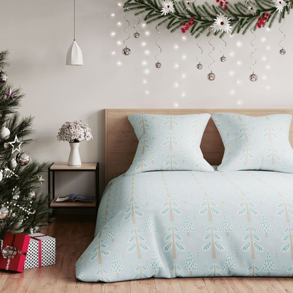 Flanelové obliečky na dvojlôžko AmeliaHome Snuggy Lumi, 200 x 220 cm-image-3