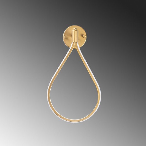 LED nástenné svietidlo v zlatej farbe Damla – Opviq lights-image-1