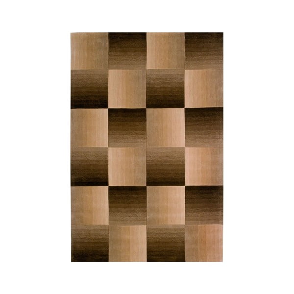 Ručne tkaný koberec Calypso, 200x300 cm, hnedý