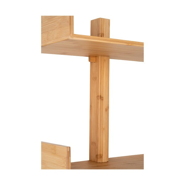 Poschodová bambusová polica v prírodnej farbe 50 cm Villa – House Nordic-image-4