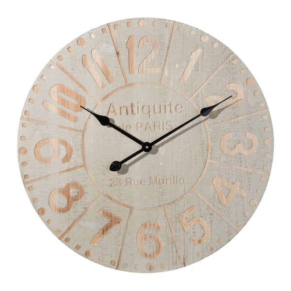 Drevené nástenné hodiny Clayre & Eef, 11 × 15 cm