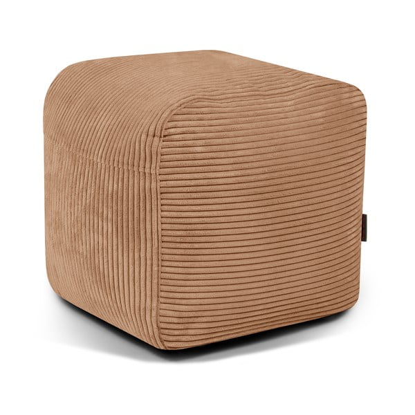 Hnedý menčestrový sedací vak Plus 50 Lounge – SLOWDOWN