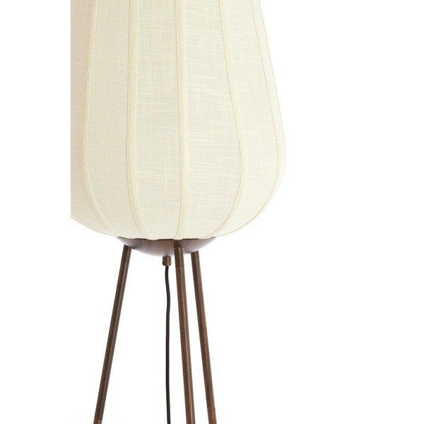 Biela stojacia lampa s textilným tienidlom (výška  133 cm) Bibury – Light & Living-image-2