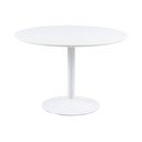 Biely okrúhly jedálenský stôl Actona Ibiza, ⌀ 110 cm