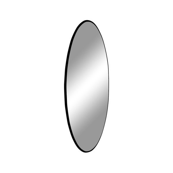 Guľaté nástenné zrkadlo s čiernym rámom House Nordic Jersey, ø 40 cm-image-1