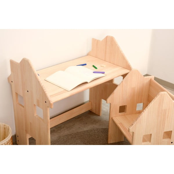 Detský stôl z borovice Little Nice Things HappyHouse-image-1