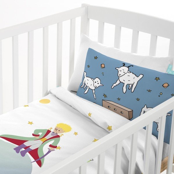 Detské bavlnené obliečky na paplón a vankúš Mr. Fox Le Petit Prince, 100 × 120 cm-image-1