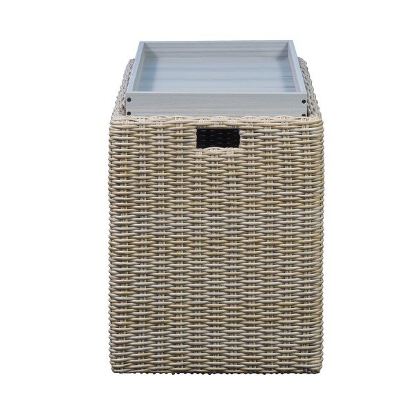 Záhradná lounge súprava v béžovej a svetlohnedej farbe Modular – Unique Furniture-image-4