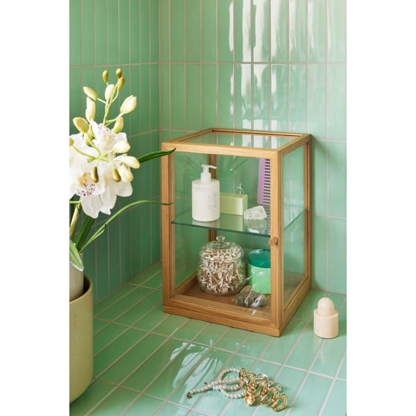 Vitrína v dekore duba v prírodnej farbe 30x42x30 cm Poetic – Hübsch-image-3