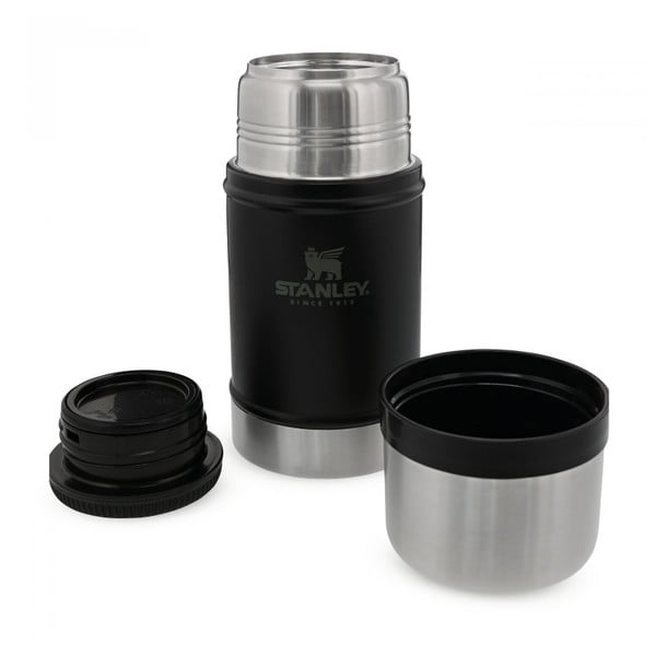 Čierna termoska na jedlo z nehrdzavejúcej ocele 700 ml Legendary Classic Black – Stanley-image-2