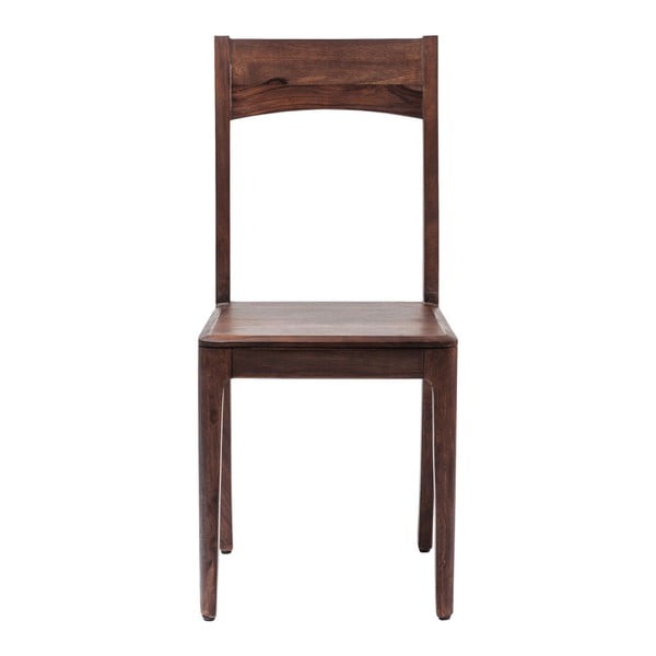 Hnedá drevená stolička Kare Design Brooklyn