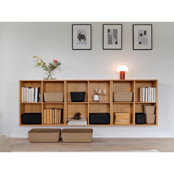 Svetlohnedé úložné boxy v súprave 2 ks s vekom 48x32x20,5 cm Pulp – Zone-image-1