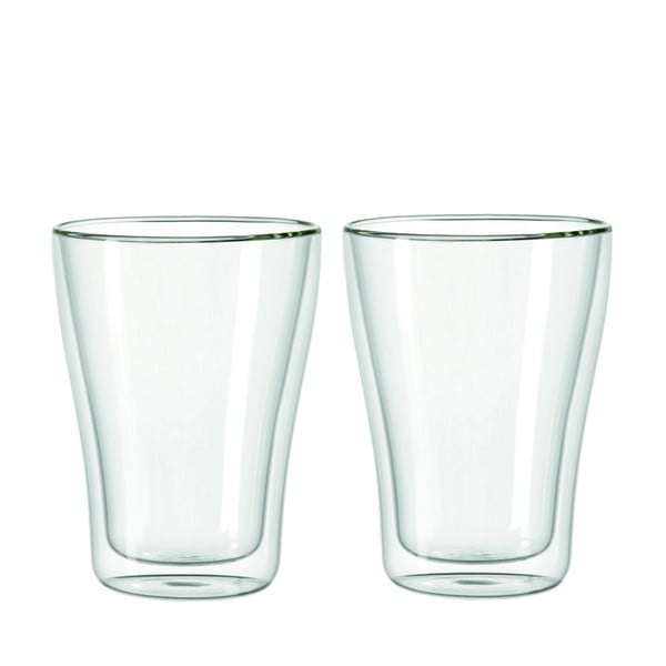 Sada 2 dvojstenných pohárov LEONARDO Duo, 345 ml
