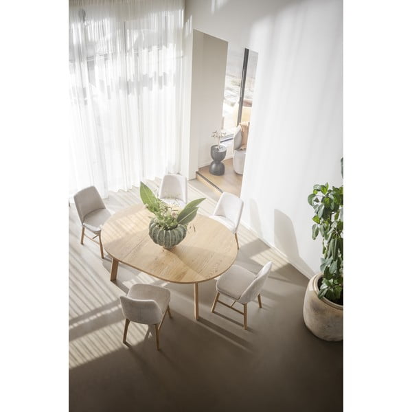 Prídavná doska k jedálenskému stolu v dekore duba 130x50 cm Glenside – Rowico-image-2