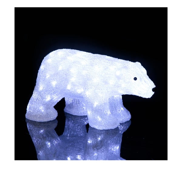 Svietiaca dekorácia  Polar Bear, výška 25 cm