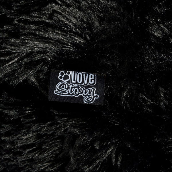 Čierny pelech pre psa 55x87 cm – Love Story-image-4