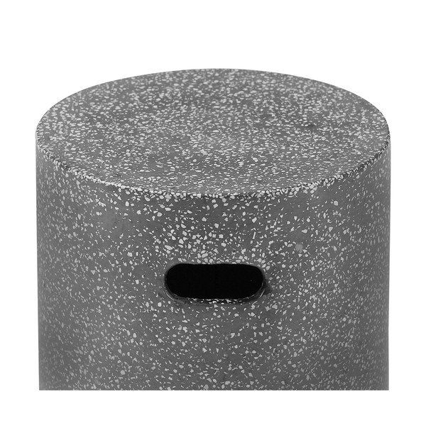 Čierny záhradný odkladací stolík Bonami Selection Loris, ø 35 cm-image-2