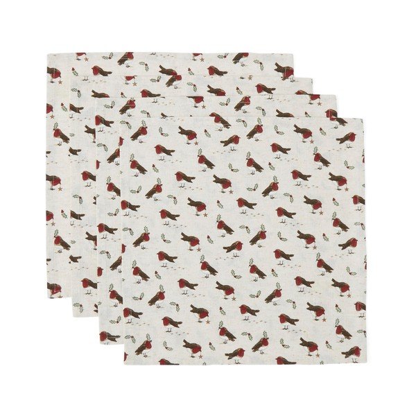 Textilné obrúsky v súprave 4 ks 45x45 cm Robin's Retreat – Cooksmart ®