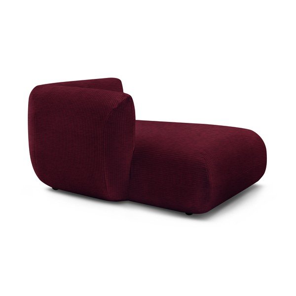 Vínovočervený menčestrový modul pohovky (ľavý roh) Lecomte – Bobochic Paris-image-3