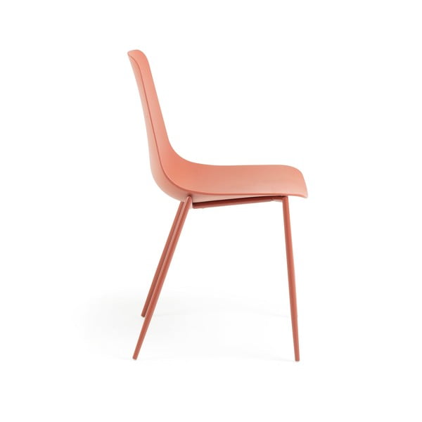 Tmavooranžová jedálenská stolička Kave Home Wassu-image-2