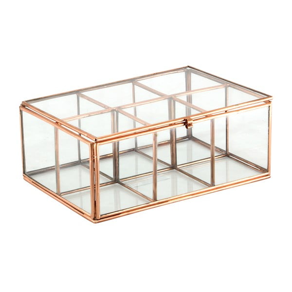Sklenený box Six Copper