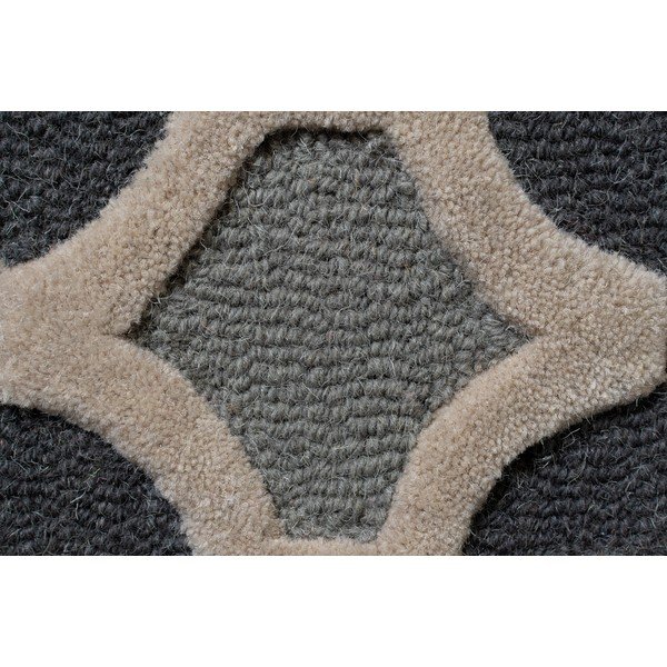 Sivý vlnený koberec 170x120 cm Moorish Amira - Flair Rugs-image-3