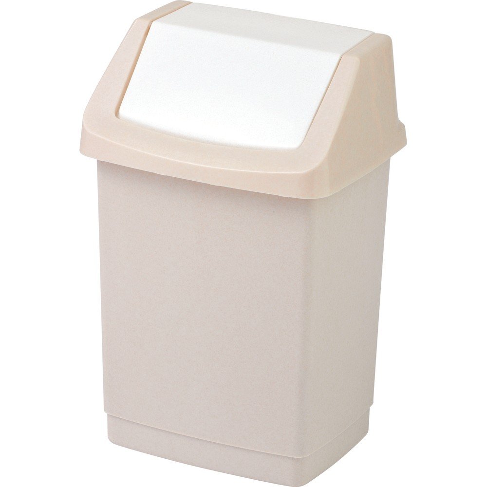 E-shop Béžový plastový odpadkový kôš 50 l Click-It – Curver