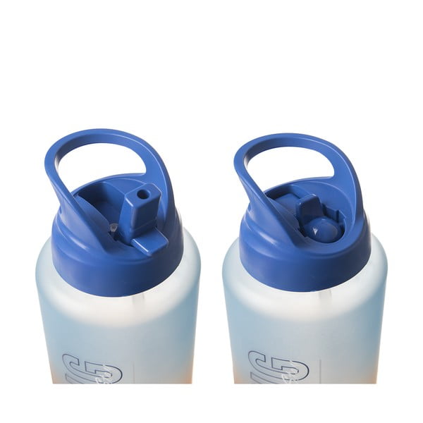 Oranžovo-modrá tritánová fľaša 1 l Moly – Orion-image-2