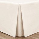 Krémový perkálový poťah na rám postele 150x200 cm Easy Iron Percale – Catherine Lansfield