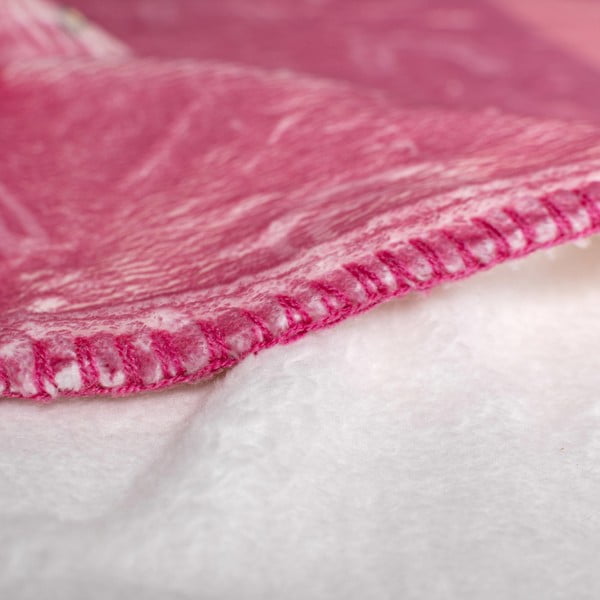 Ružová detská deka z mikrovlákna 140x110 cm Hola - Moshi Moshi-image-2