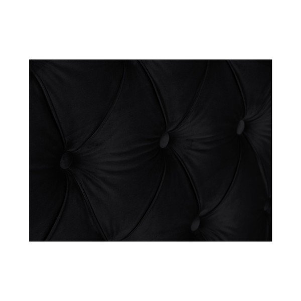 Čierne čelo postele Mazzini Sofas Anette, 200 × 120 cm-image-4