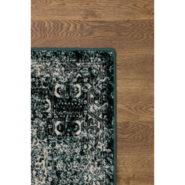 Vlnený koberec v petrolejovomodrej farbe 133x180 cm Eve - Agnella-image-3